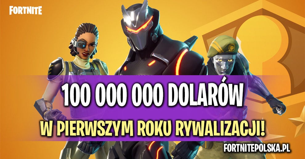 100 000 000 dolarow na turnieje fortnite w pierwszym roku rywalizacji - fortnite turnieje