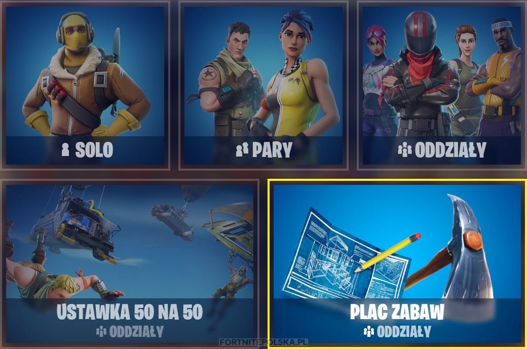 druga wersja placu zabaw zostala wlasnie wlaczona - mapa z automatami fortnite