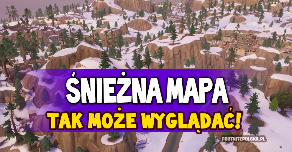 Tak Może Wyglądać Mapa Fortnite Pokryta śniegiem Fortnite Polska